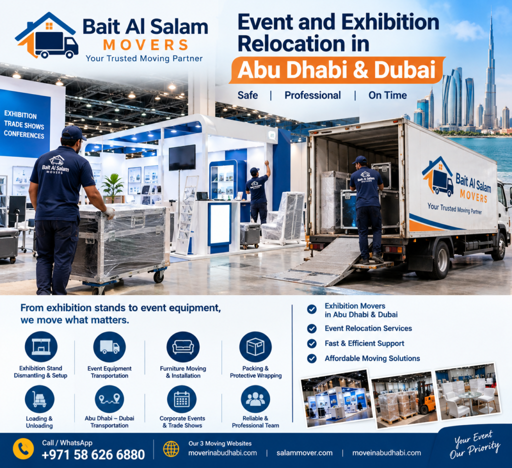 Event and Exhibition Relocation in Abu Dhabi & Dubai