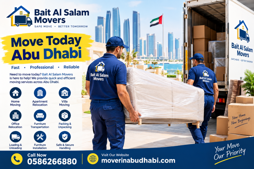 Move Today Abu Dhabi – Fast & Professional Moving Services
