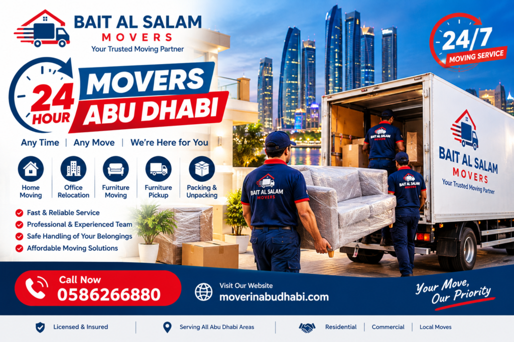 24 Hour Movers Abu Dhabi